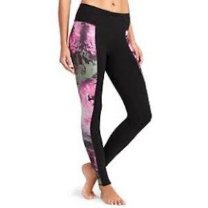 Athleta Women’s High Rise Bloom Chaturanga Tight Leggings Floral pink black XXS
